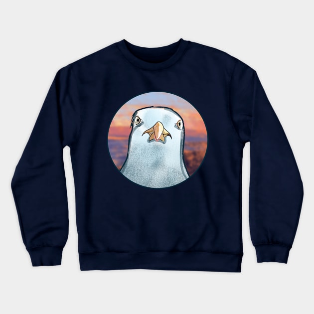 bird lovers gifts Crewneck Sweatshirt by barbasantara